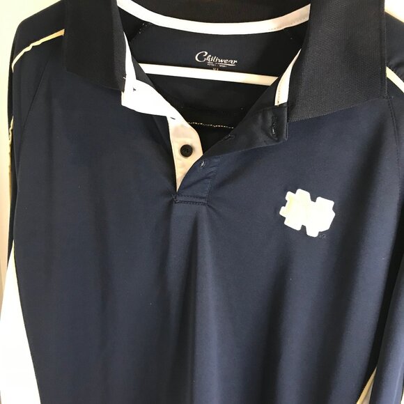 NOTRE DAME MENS LONG SLEEVE PULLOVER SIZE XL - Picture 2 of 8